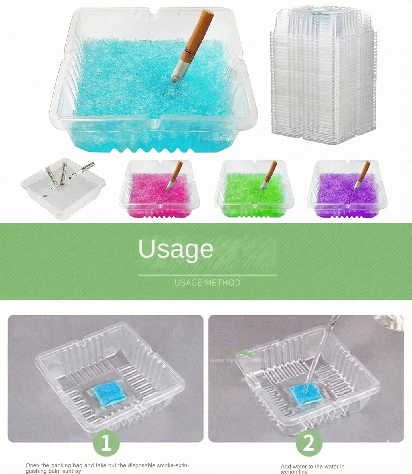 PureSmoke™ Odor-Free Ashtray