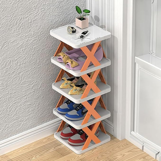 StepStack Pro – 5-Layer Adjustable Shoe Organizer Rack